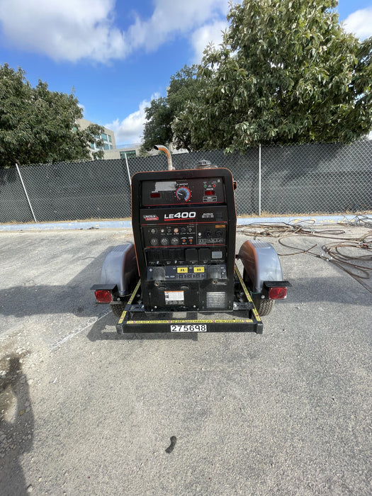 2022 Lincoln Electric LE400 Kubota V1505, Trlr, Cable Rack, Light Kit, ES Decals, T3