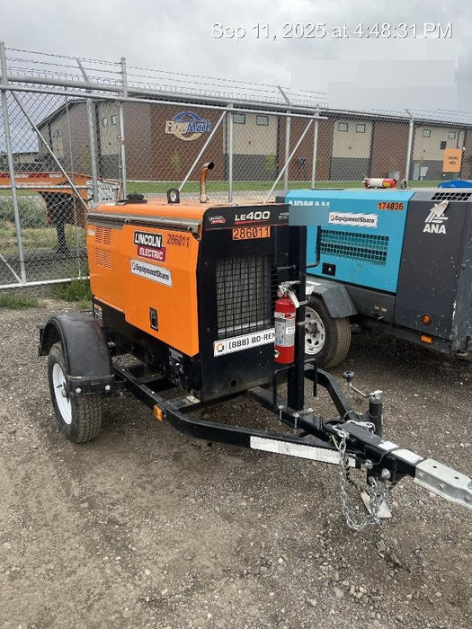 2022 Lincoln Electric LE400 Kubota V1505, Trlr, Cable Rack, Light Kit, ES Decals, T3