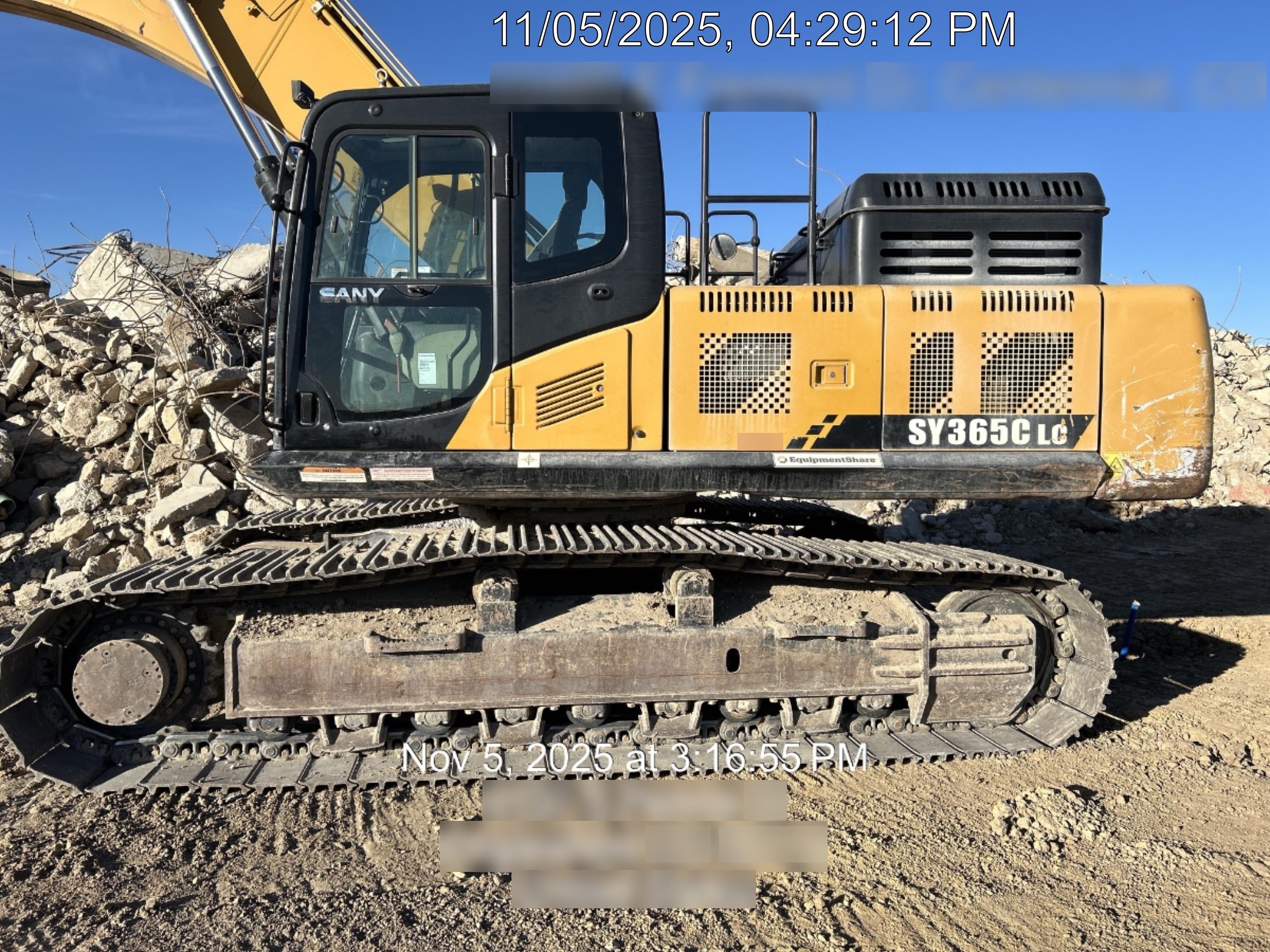 2020 SANY SY365C LC