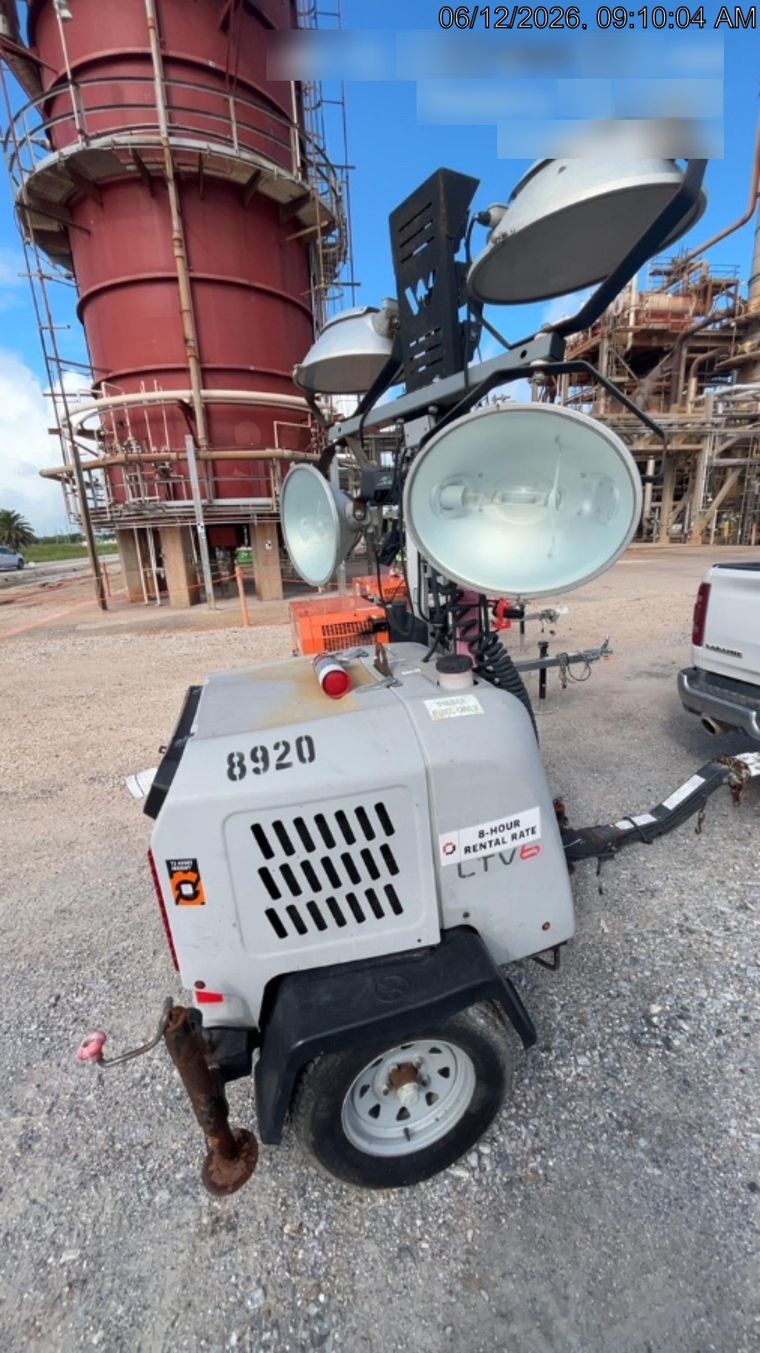 2018 Wacker Neuson LTV6L-MH Wacker Neuson LTV6L Towable Light Tower