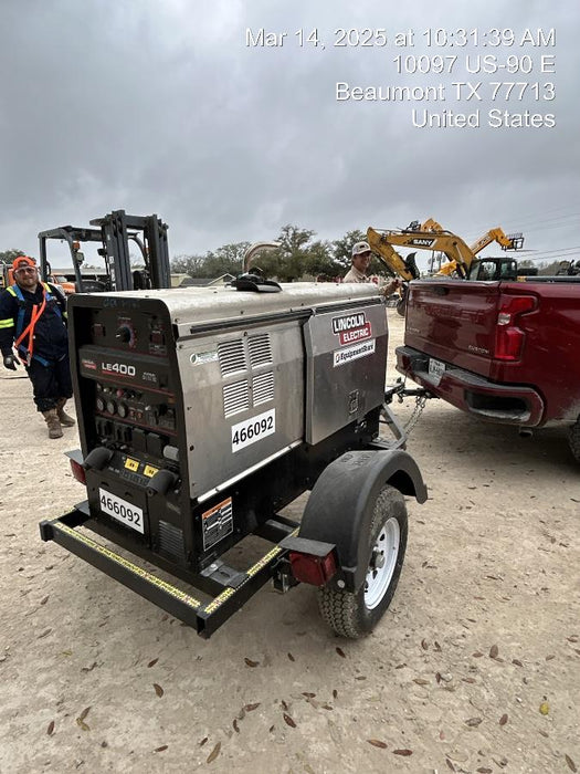 2024 Lincoln Electric LE400 Kubota V1505, Trlr, Cable Rack, Light Kit, ES Decals, T3