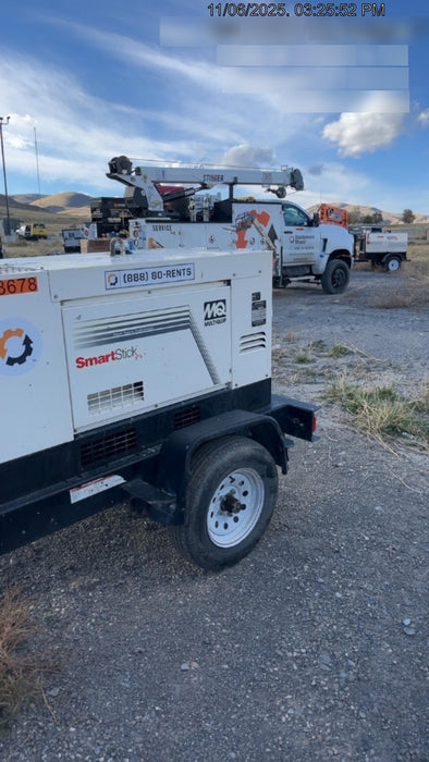 2020 Multiquip DLW400ESA4 400 amp Welder, 14kW, 120/240V, T4F Kubota, Trailer