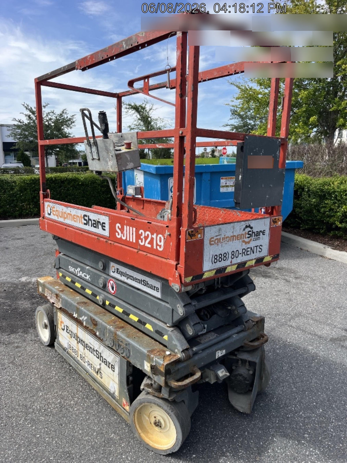2019 Skyjack SJIII-3219 Skyjack SJIII3219 Standard w/Trojan Batteries
