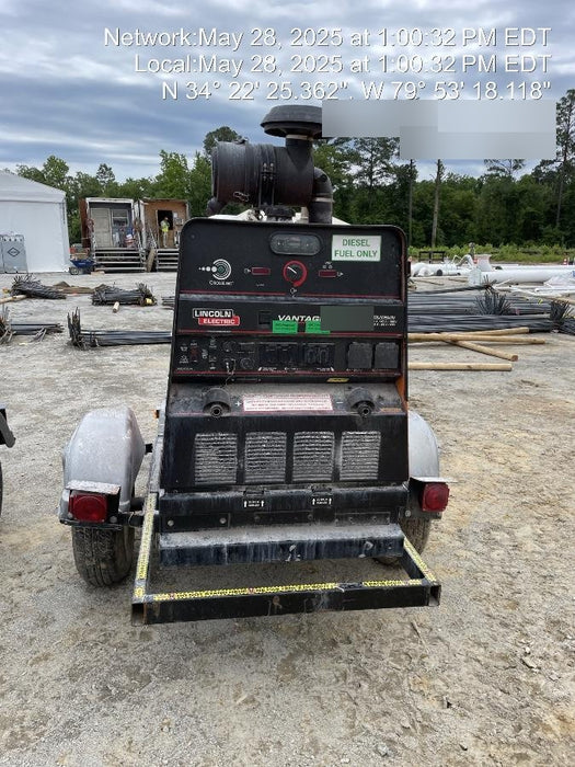 2022 Lincoln Electric Vantage 549X Crosslink Technology, Trailer Mounted, ES Decals, T3