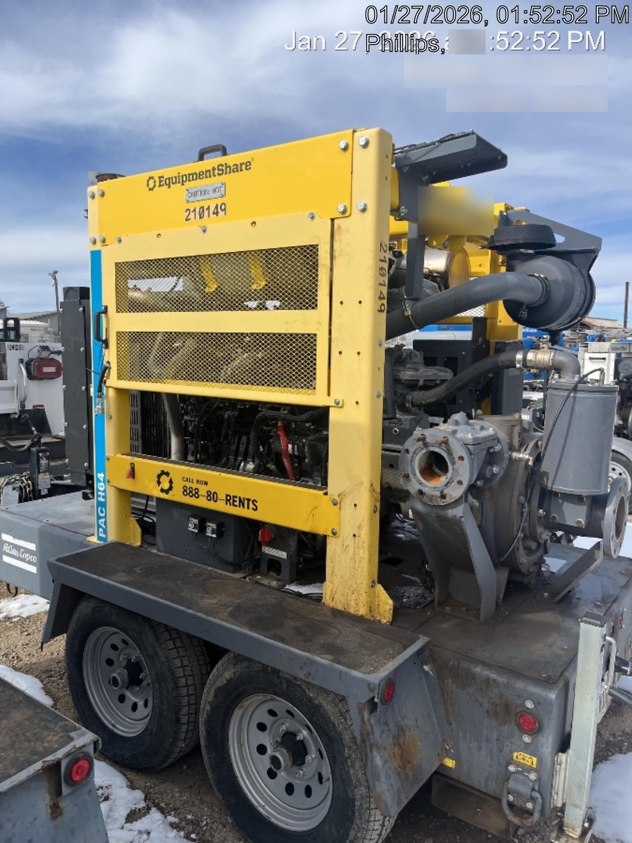 2022 ATLAS COPCO PAC H64 JD