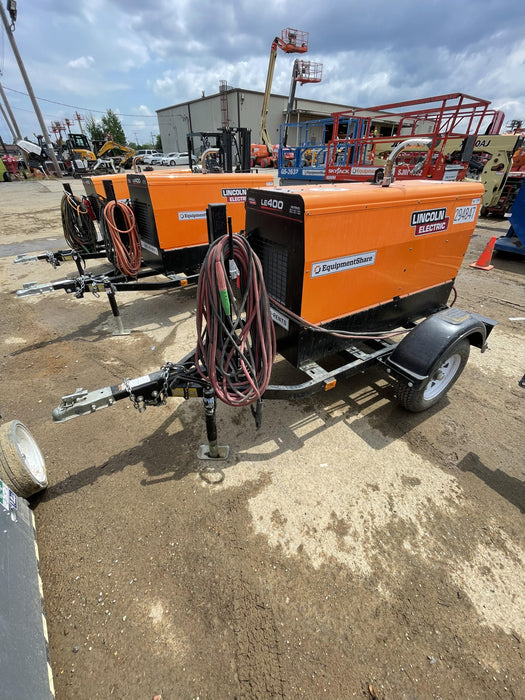 2023 Lincoln Electric LE400 Kubota V1505, Trlr, Cable Rack, Light Kit, ES Decals, T3