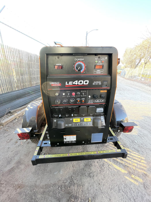 2022 Lincoln Electric LE400 Kubota V1505, Trlr, Cable Rack, Light Kit, ES Decals, T3