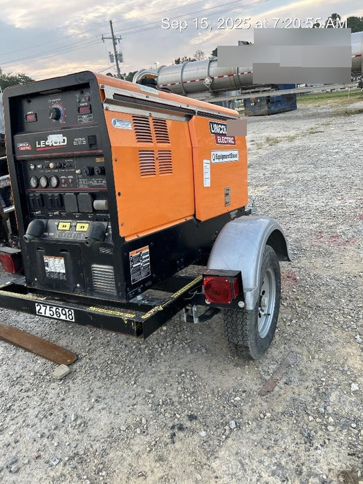 2022 Lincoln Electric LE400 Kubota V1505, Trlr, Cable Rack, Light Kit, ES Decals, T3