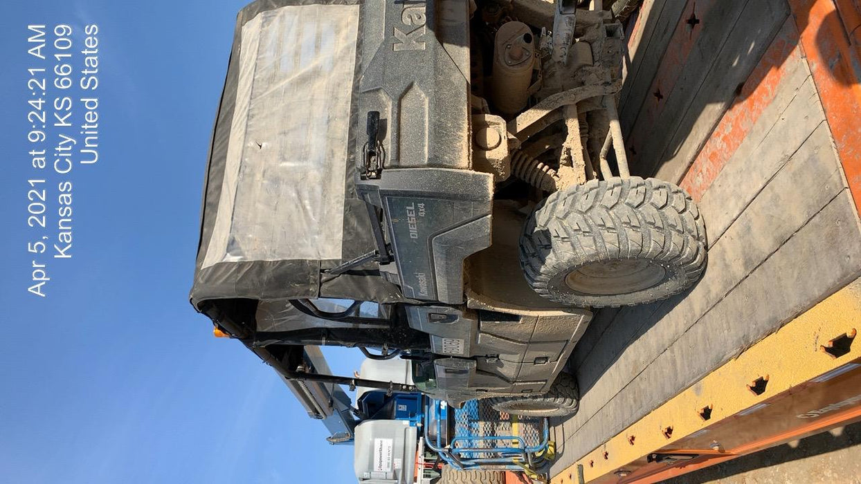 Kawasaki Mule PRO-DXT Standard Options, Backup Alarm, Beacon, Plastic Hard Top, Poly Windshield, Horn Kit