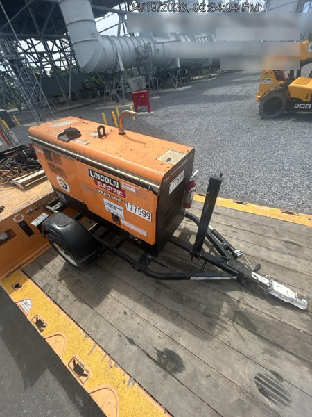 2021 Lincoln Electric Vantage 322 Vantage 322 Ready Pak 3 w/ Decals, ORANGE (includes trailer, cable rack, fender light kit) NO Telematics