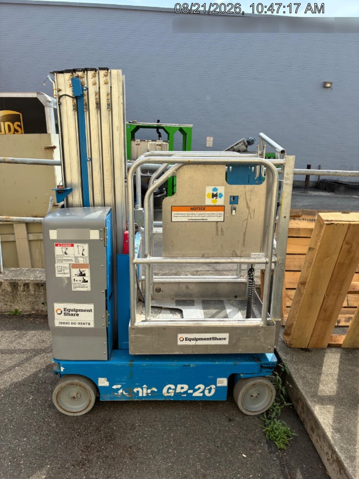 2019 GENIE GR-20