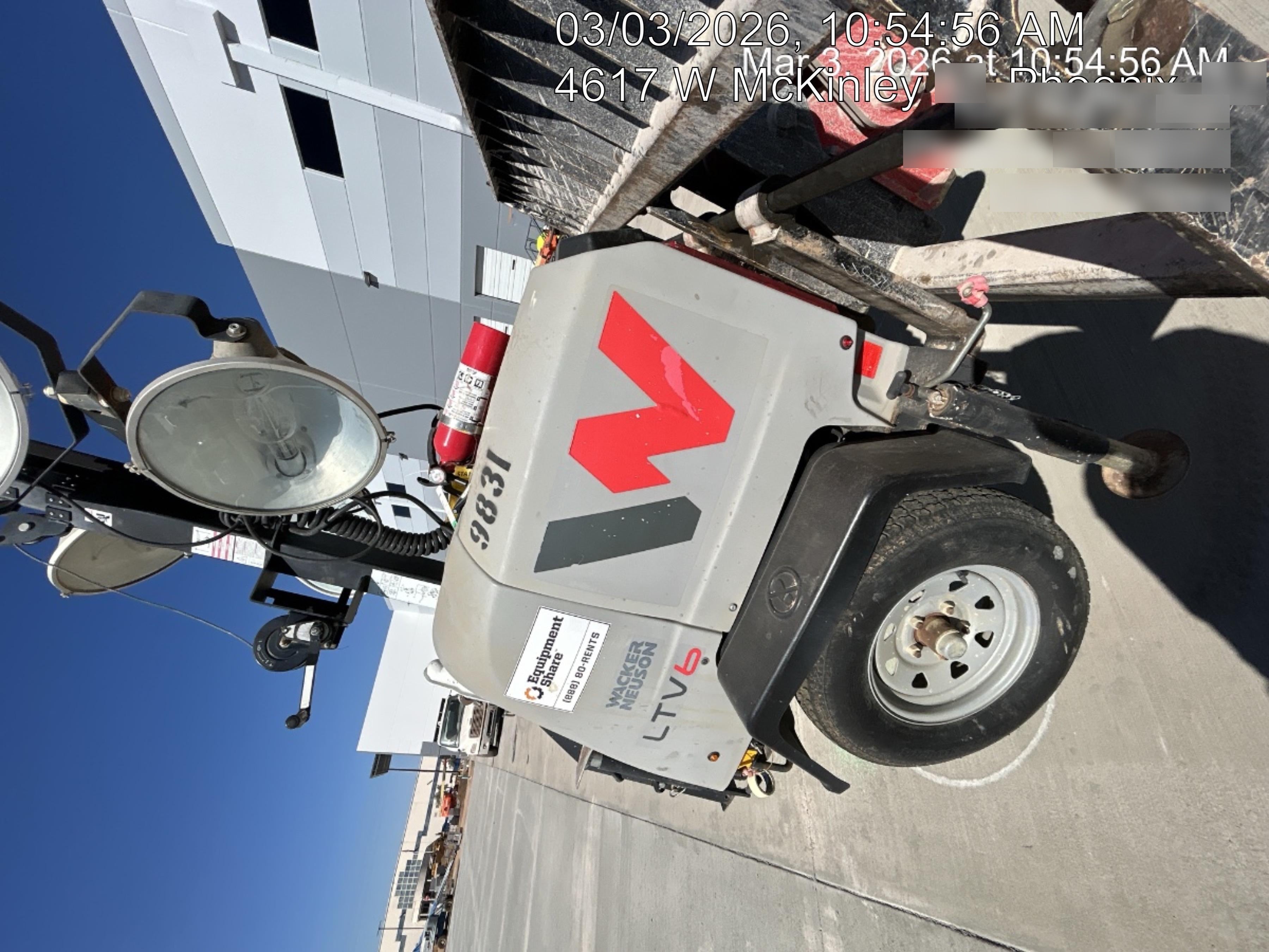 Wacker Neuson LTV6K-MH Wacker Neuson LTV6K Towable Light Tower