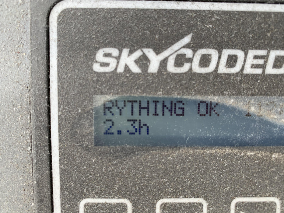 2020 Skyjack SJIII-3219 Solid NM Tires, Half height spring hinged entry gate, Dual Beacons, 800W Inverter