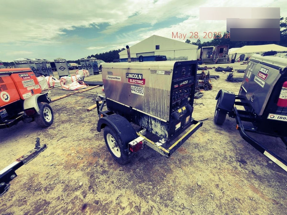 2024 Lincoln Electric LE400 Kubota V1505, Trlr, Cable Rack, Light Kit, ES Decals, T3