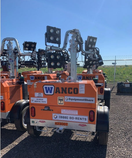 2024 Wanco WLTT-4MM4K Diesel, Deep Sea Controller, Shore Power Plug, Auto Start, (4) 350W LED Floodlights, 4kW Generator, 60 Gal Fuel Tank, 2" Ball, T3