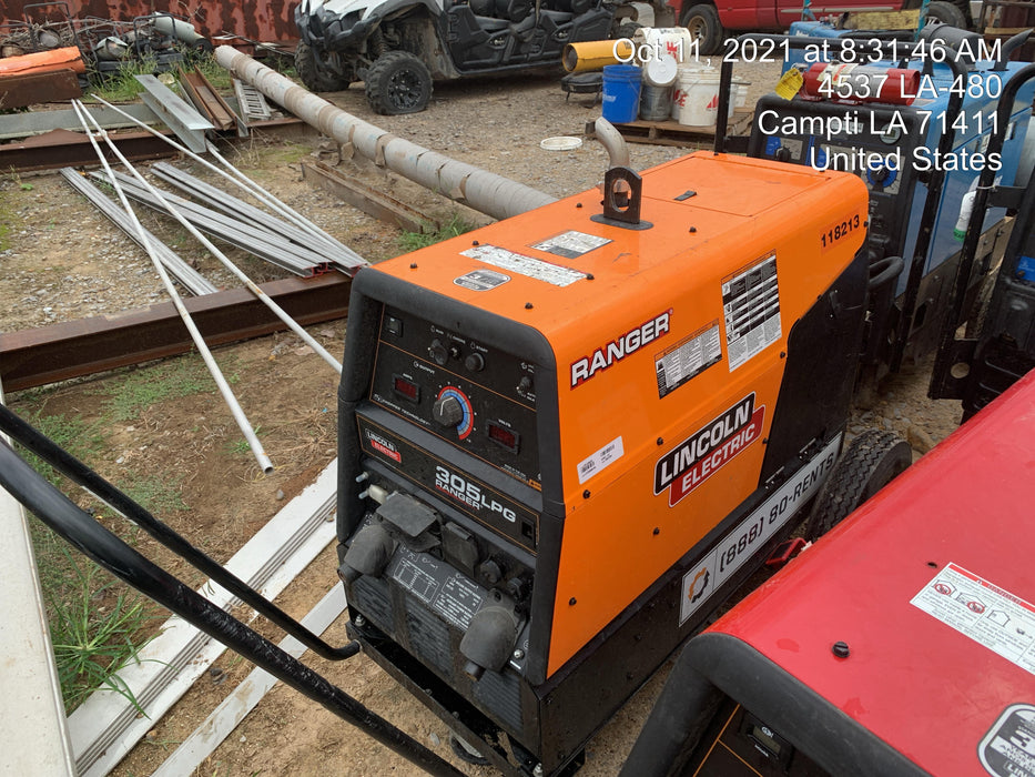2020 Lincoln Electric Ranger 305 LPG Kohler Engine, One-Pak
