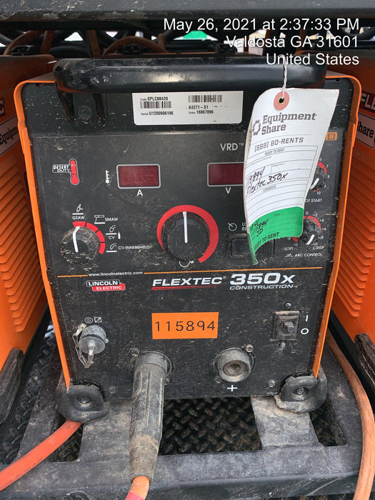 2020 LINCOLN ELECTRIC FLEXTEC 350X