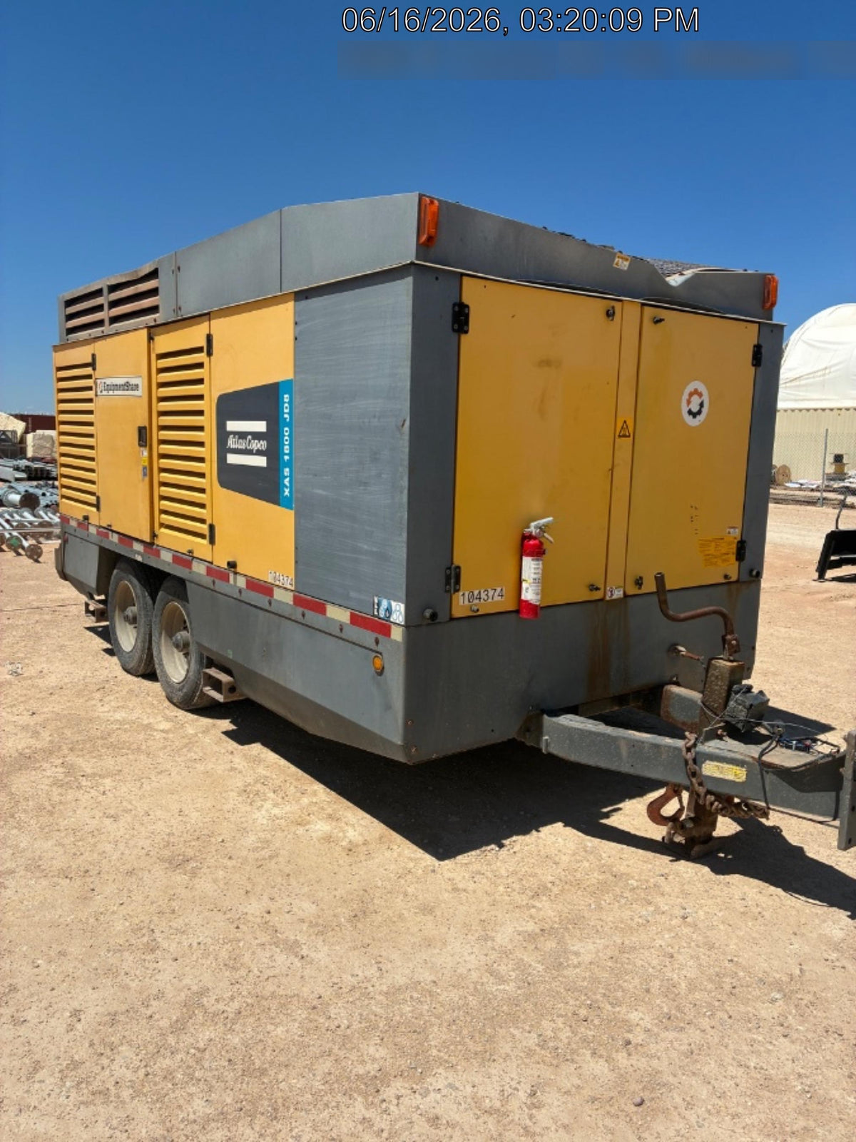 2020 ATLAS COPCO XAS 1800