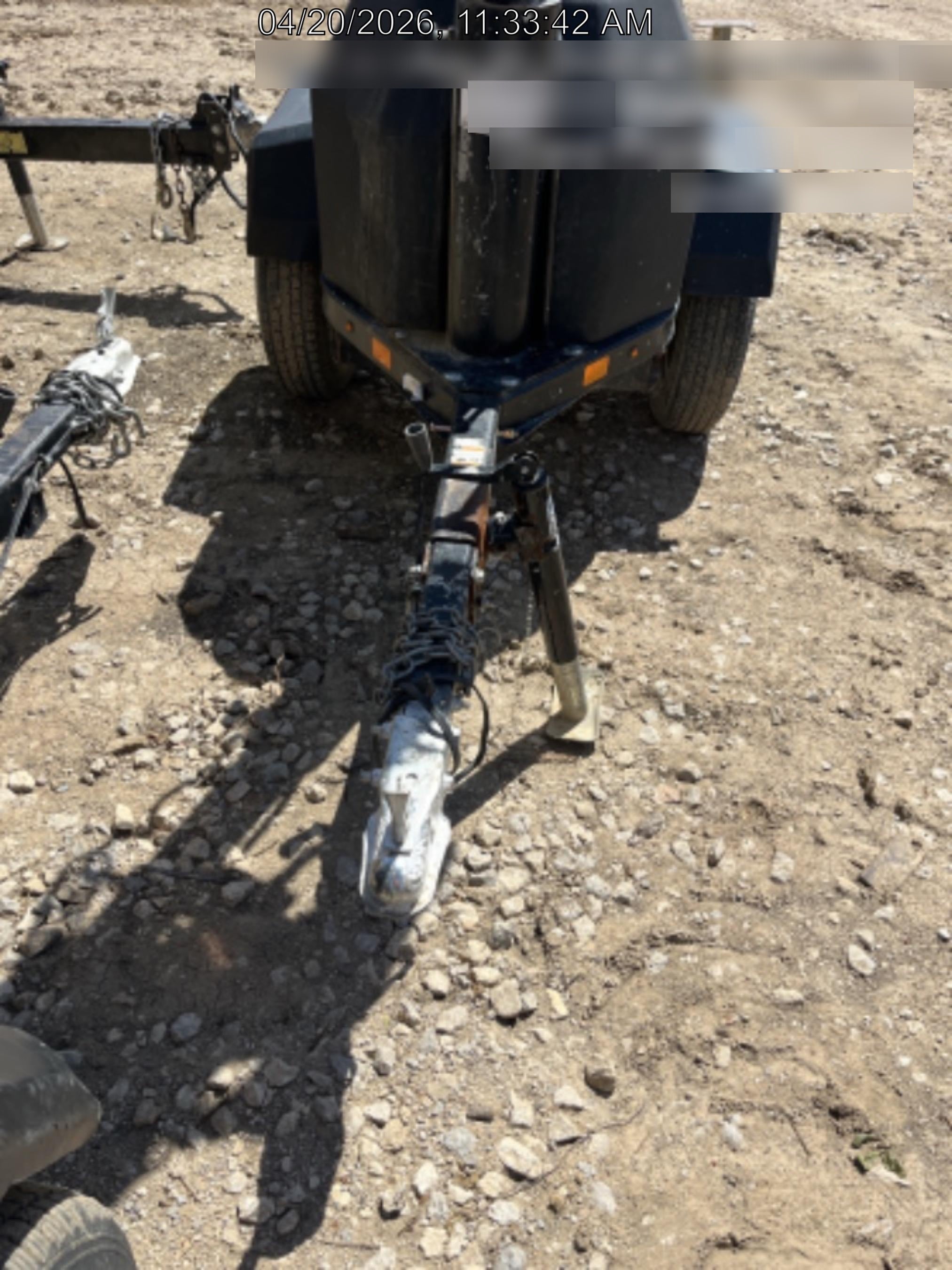 2022 Allmand NLV3GR (4) LED Light Fixture 350W, 23' Vertical Mast, 3kW Prime, Towable, Deep Sea L401, Leveling Jacks, Yanmar T4F 5.8hp