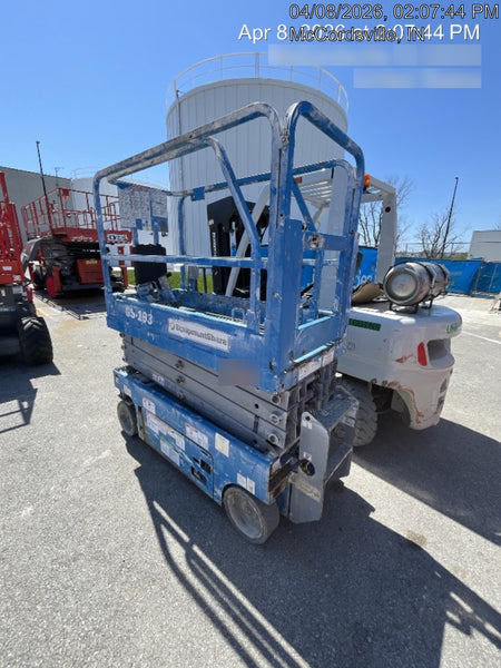 2020 Genie GS-1930 Solid Non Marking Tires, Beacon, Folding rails with half height swing gate