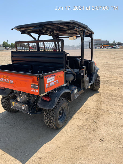 2020 Kubota RTV-X1140W-H Canopy, 4-Seater, Diesel, Windshield Acrylic Clear, Strobe Light, Backup Alarm