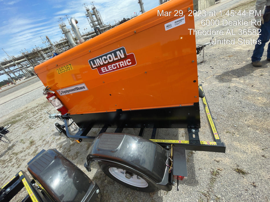 2022 Lincoln Electric LE400 Kubota V1505, Trlr, Cable Rack, Light Kit, ES Decals, T3