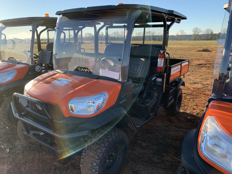 2022 Kubota RTV-X1140W-H Plastic Canopy, Windshield Acrylic Clear, LED Strobe Light, Wire Harness Kit, Back up Alarm