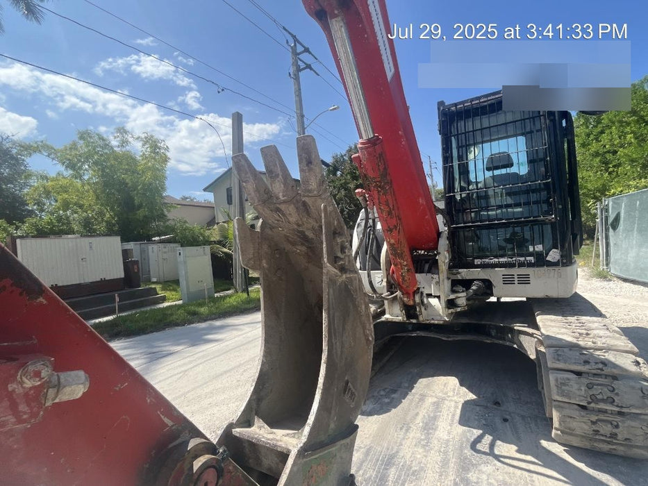 2020 Link-Belt 80X3EX 7'2" ARM, 17.7" rubber tracks, Multi function aux hydraulics