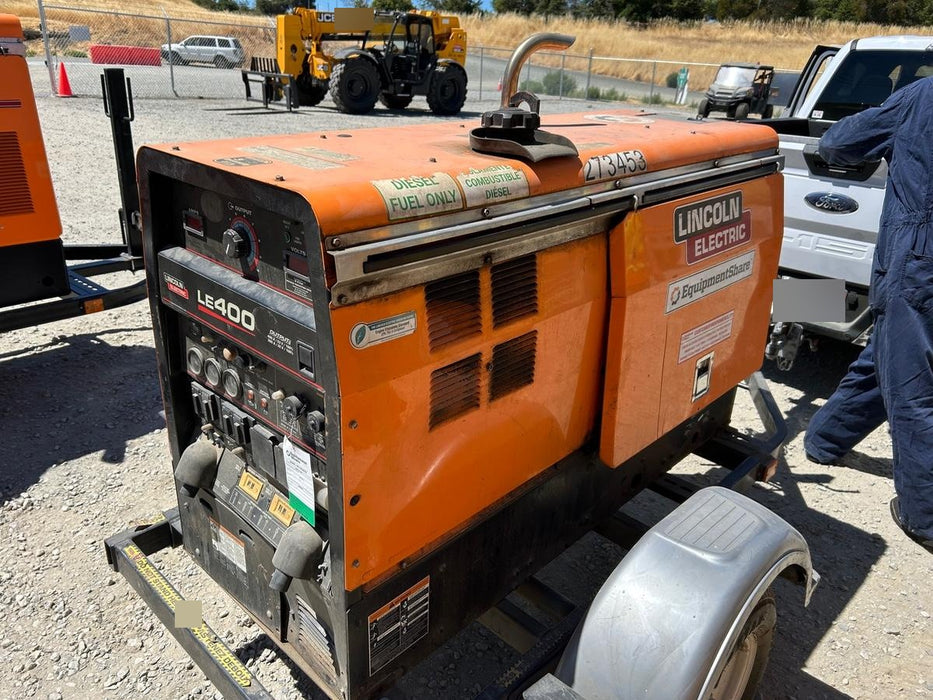 2022 Lincoln Electric LE400 Kubota V1505, Trlr, Cable Rack, Light Kit, ES Decals, T3