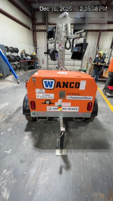 2024 Wanco WLTT-4MM4K Diesel, Deep Sea Controller, Shore Power Plug, Auto Start, (4) 350W LED Floodlights, 4kW Generator, 60 Gal Fuel Tank, 2" Ball, T3