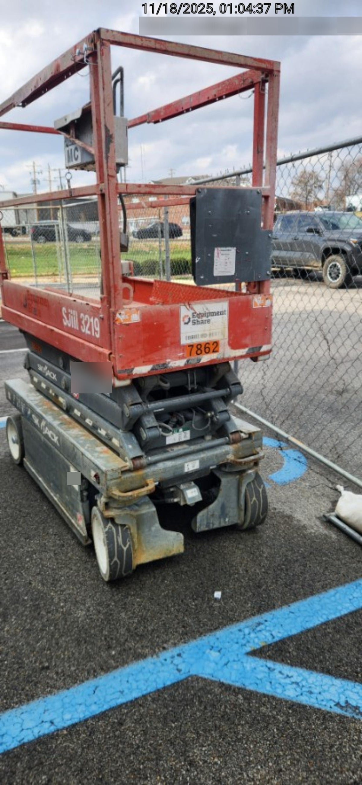 2018 Skyjack SJIII-3219 Skyjack SJIII3219 Scissor Lift w/Trojan Batteries