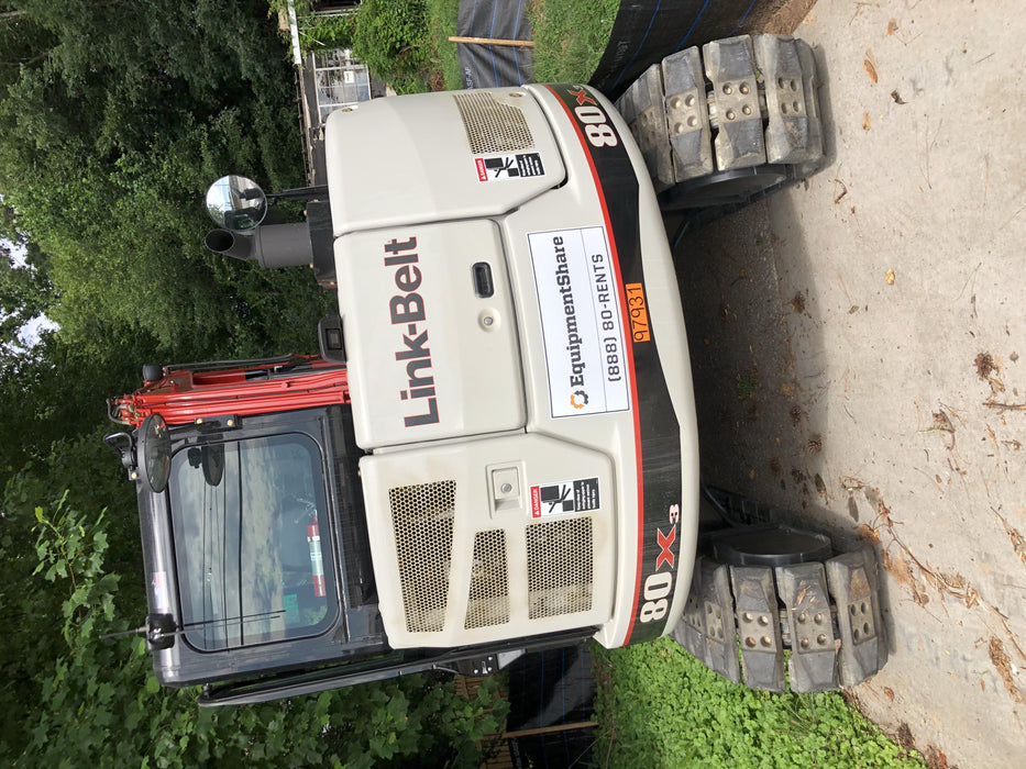 2020 Link-Belt 80X3EX EXC, 7'2" ARM, 17.7" RT, MFH(PJ)