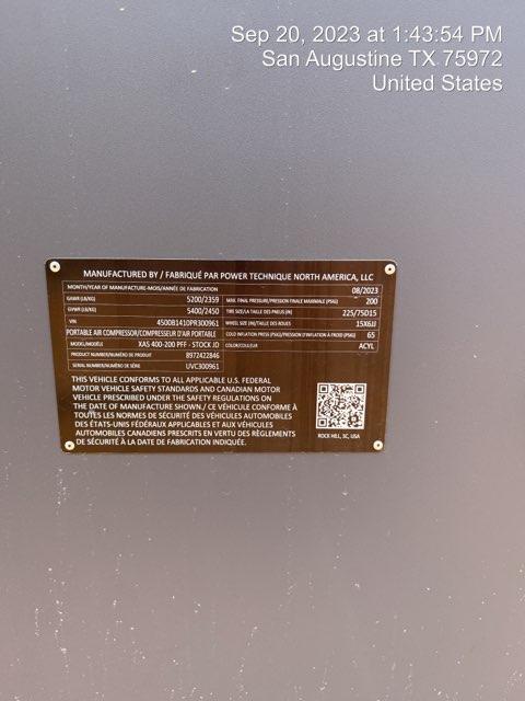 2023 ATLAS COPCO XAS 400-200 PACE PFF