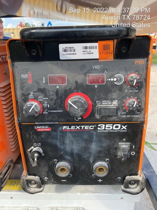 2021 LINCOLN ELECTRIC FLEXTEC 350X