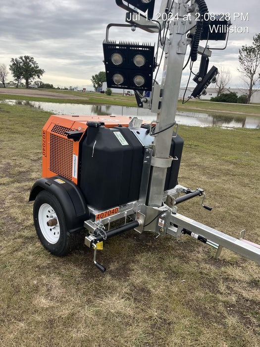 2024 Wanco WLTT-4MM4K Diesel, Deep Sea Controller, Shore Power Plug, Auto Start, (4) 350W LED Floodlights, 4kW Generator, 60 Gal Fuel Tank, 2" Ball, T3