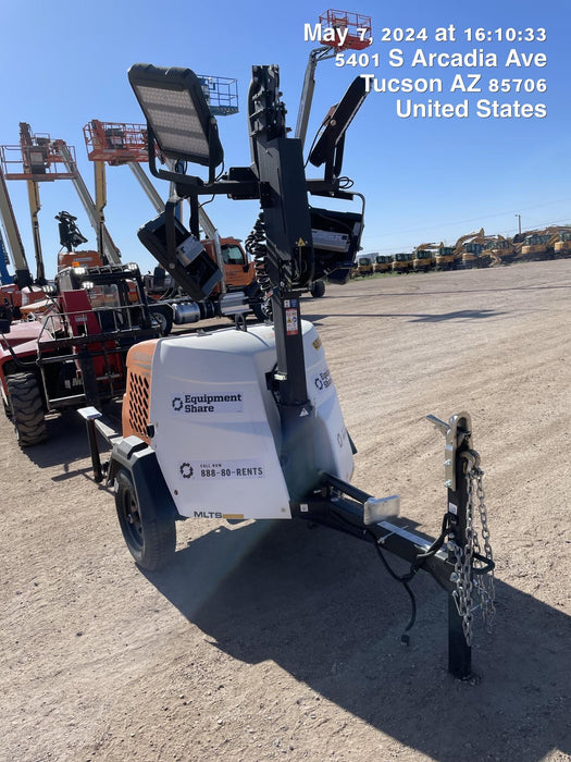 2024 Generac MLT2 Diesel, Flex Switch 120V Input, Powerzone Controller, 
(4) 320W LED Lights, 4kW Generator, 39.9 Gal Fuel Tank, 2" Ball, T3