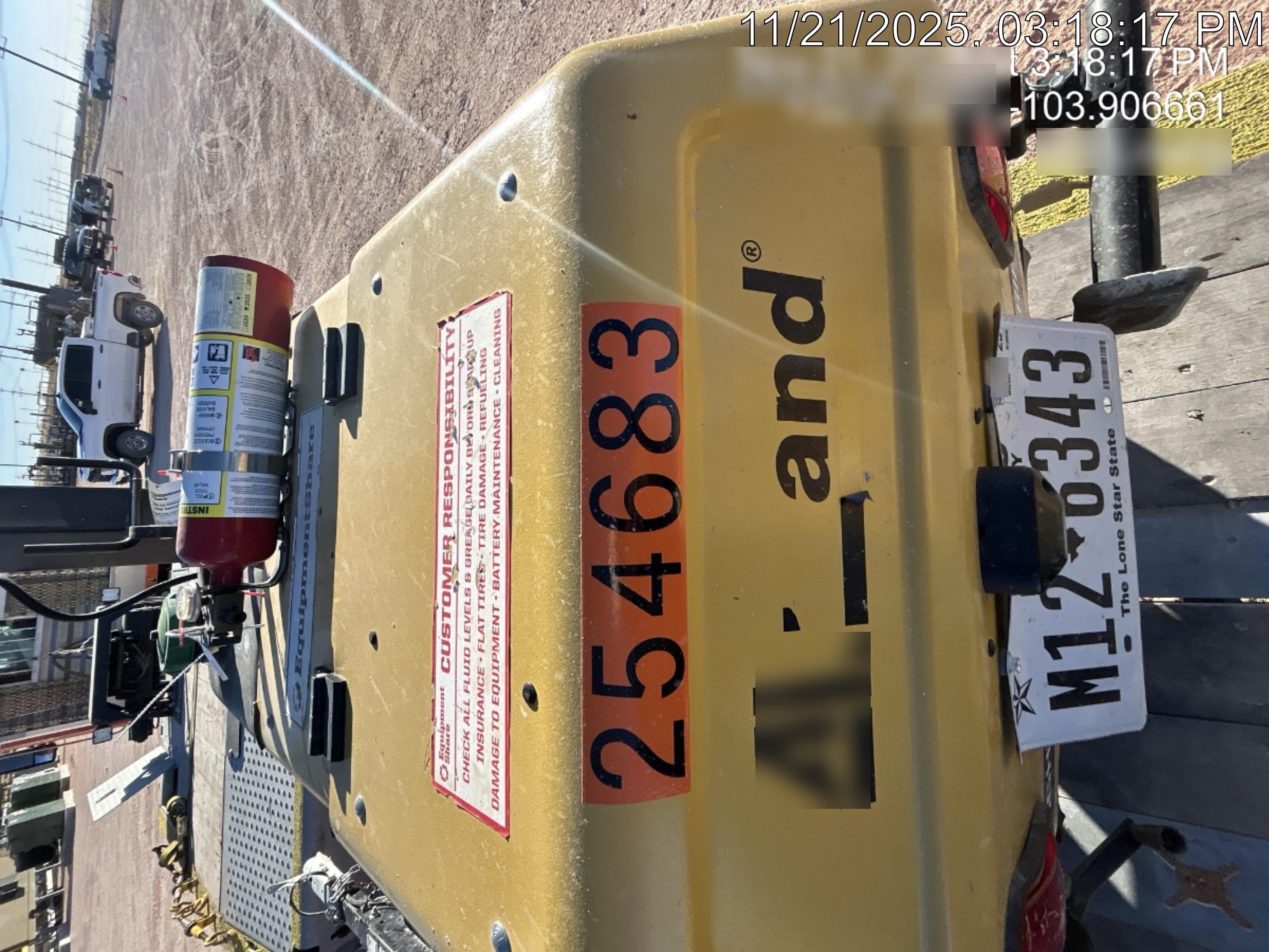 2022 Allmand NLV3GR (4) LED Light Fixture 350W, 23' Vertical Mast, 3kW Prime, Towable, ES Decals, T3