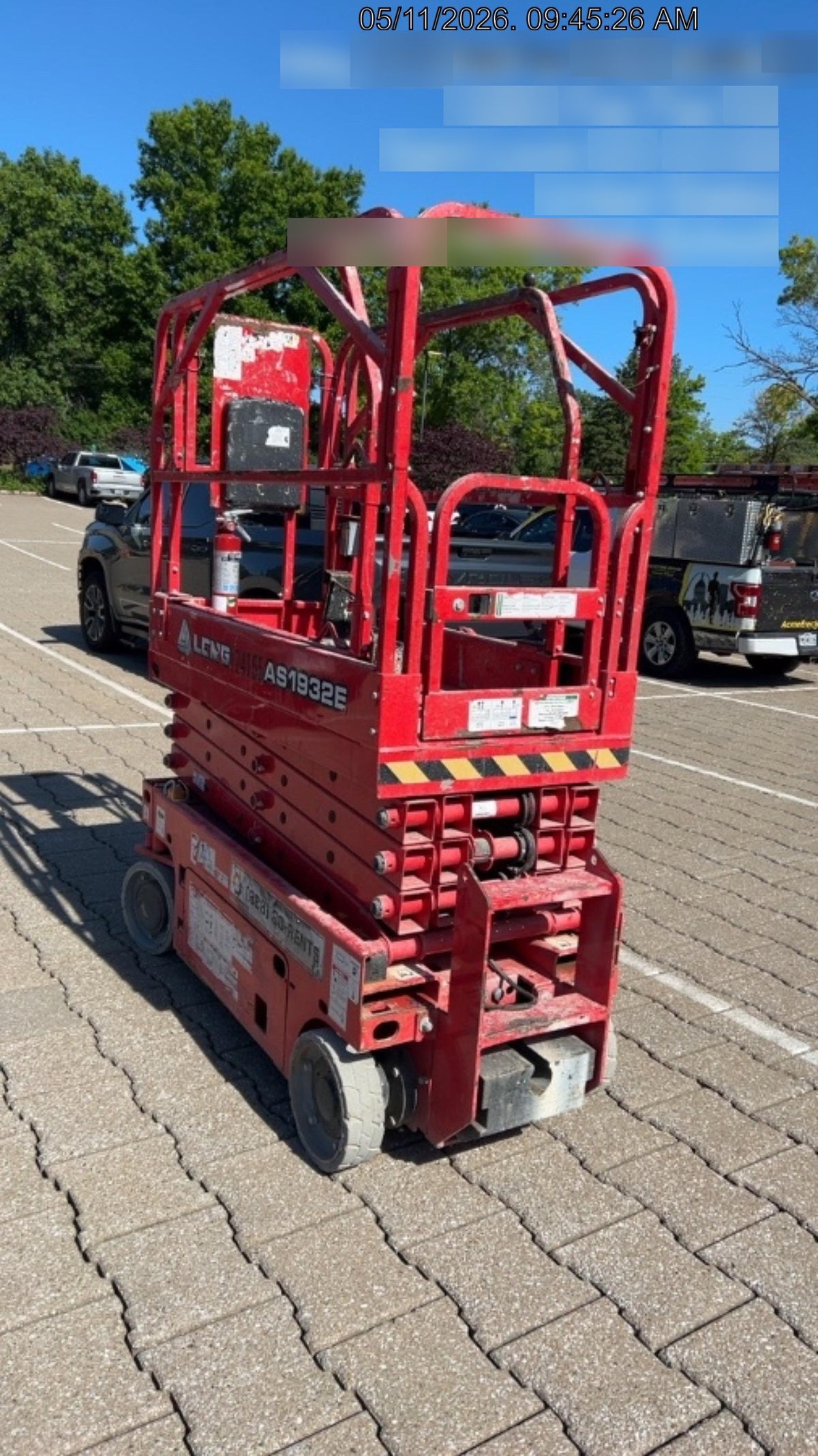 2021 Lgmg AS1932E Electric Drive, Solid Non Marking Tires, Dual Beacons