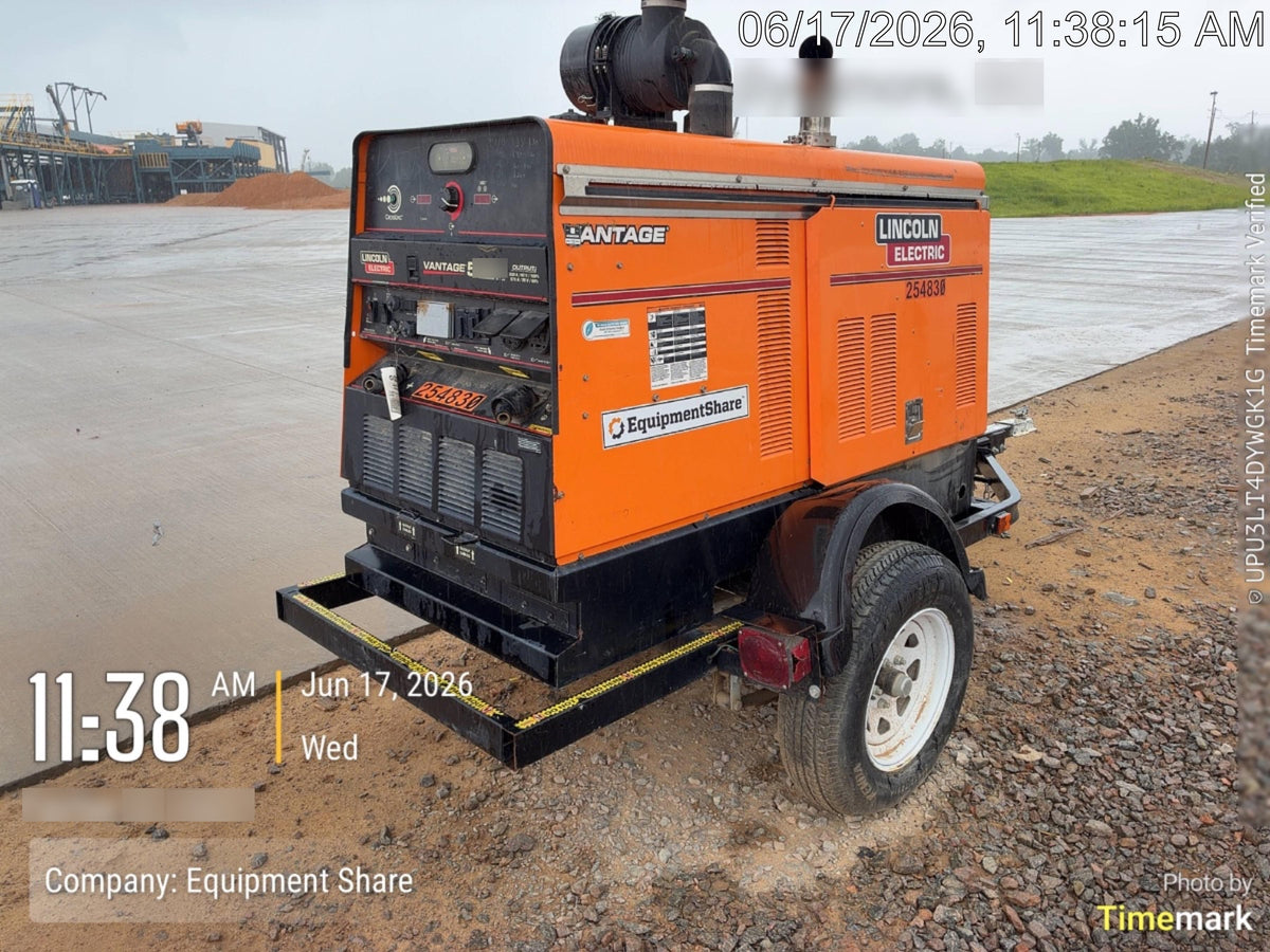 2022 Lincoln Electric Vantage 549X Crosslink Technology, Trailer Mounted, ES Decals, T3