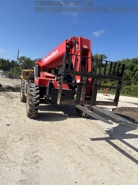 2019 Manitou MTA8044 74hp T4F, Open ROPS, Cab and Boom LED work lights, Auxiliary Hydraulics, Solid Tires, Amber strobe, Lift Hook 66" Carriage, 60" Forks