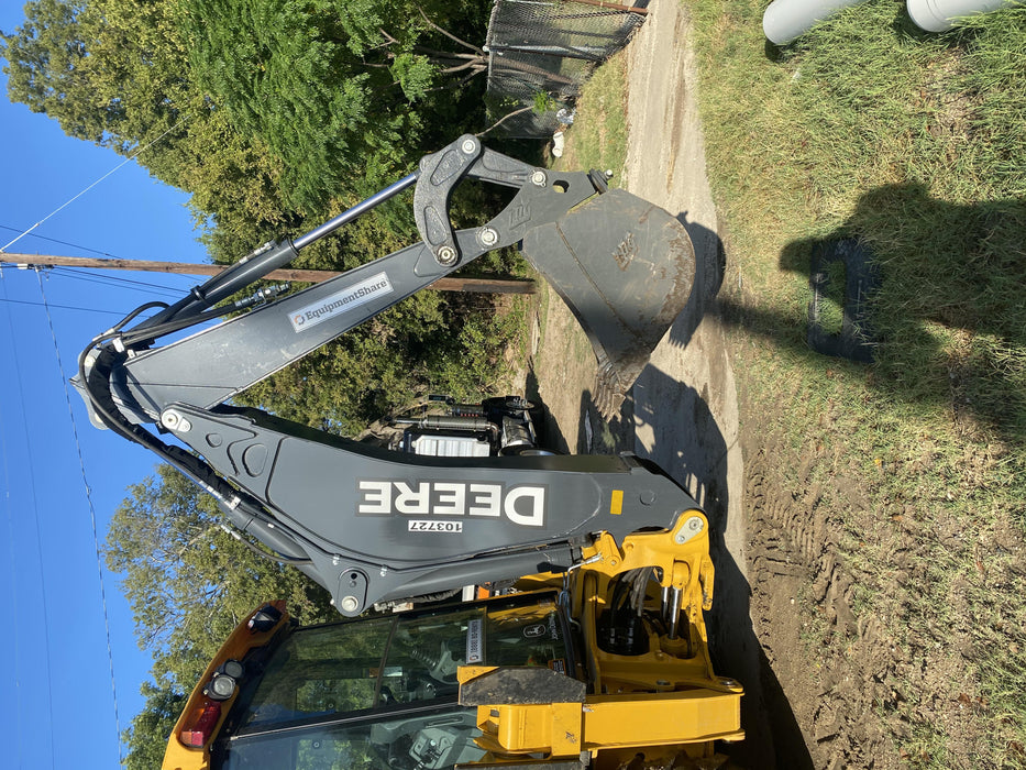 2020 John Deere 310LEP Cab/Heat/Air, 4WD, Standard Stick, Pilot Controls, 2 Way Hydraulics, TAG Manual QC