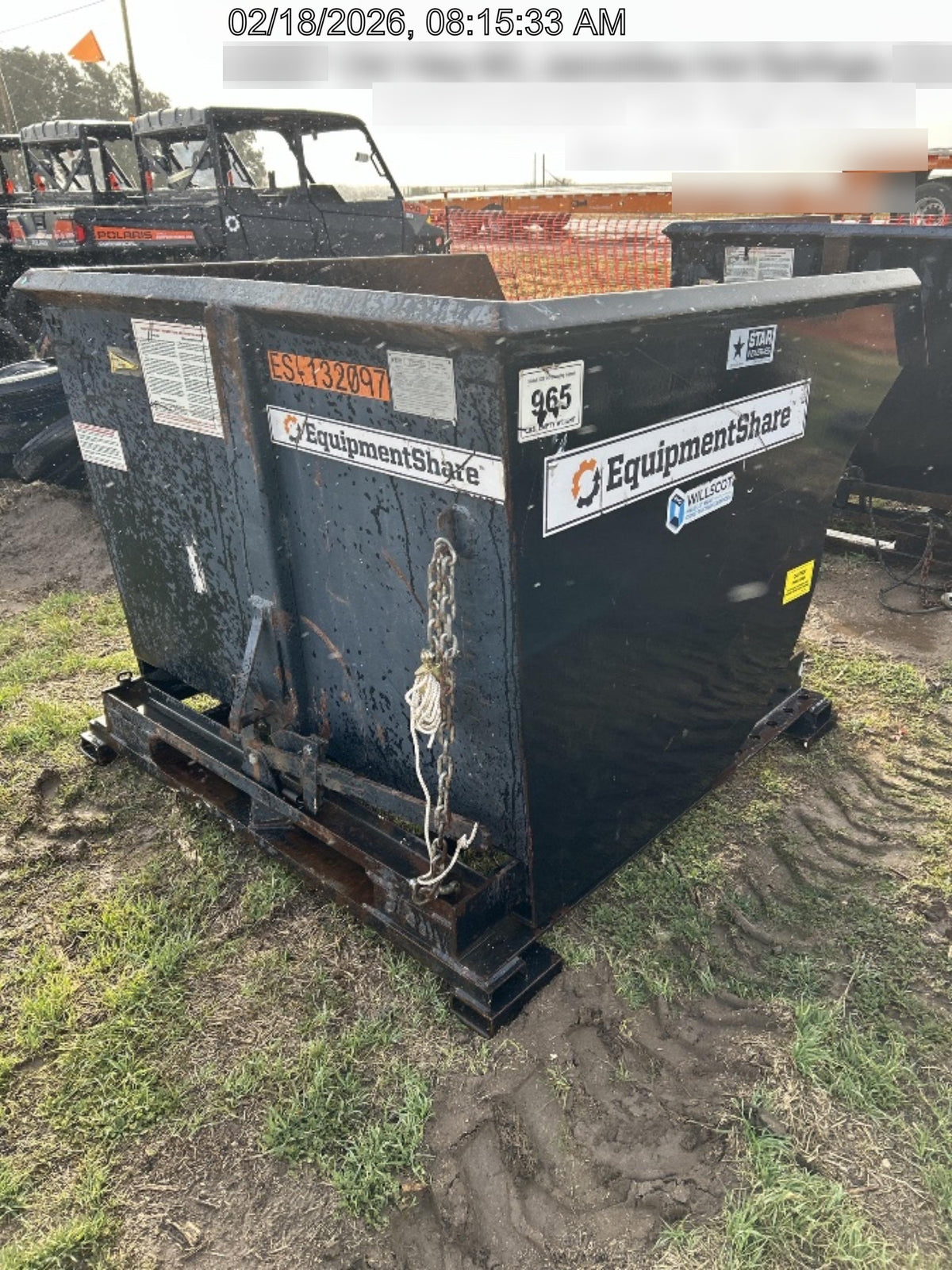 2021 STAR INDUSTRIES M-1820 - Self-Dump Hopper