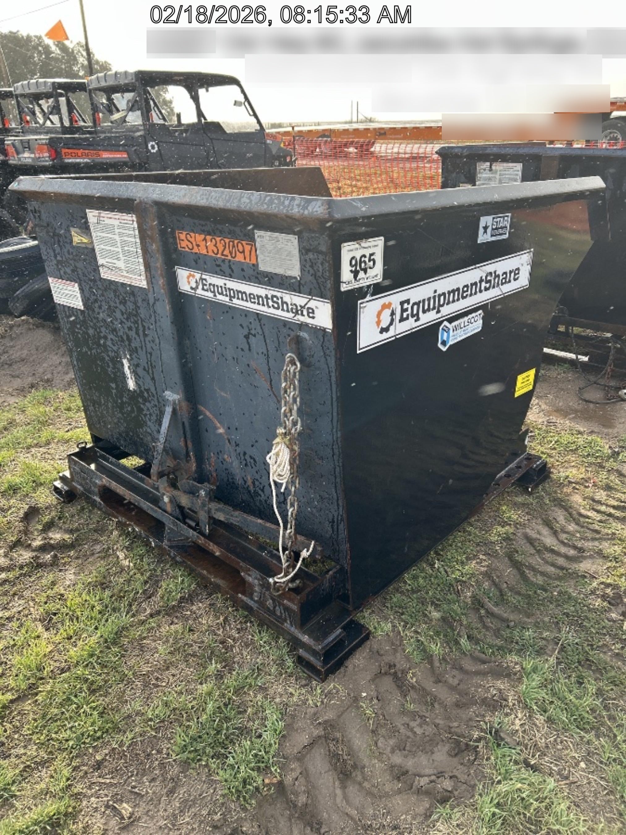 2021 STAR INDUSTRIES M-1820 - Self-Dump Hopper