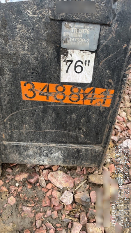 2023 TAG MANUFACTURING 76" Smooth Bucket - Tag