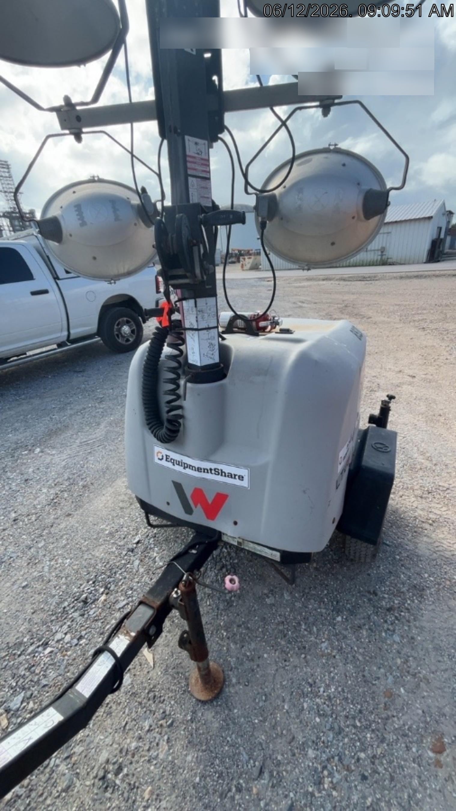 2018 Wacker Neuson LTV6L-MH Wacker Neuson LTV6L Towable Light Tower