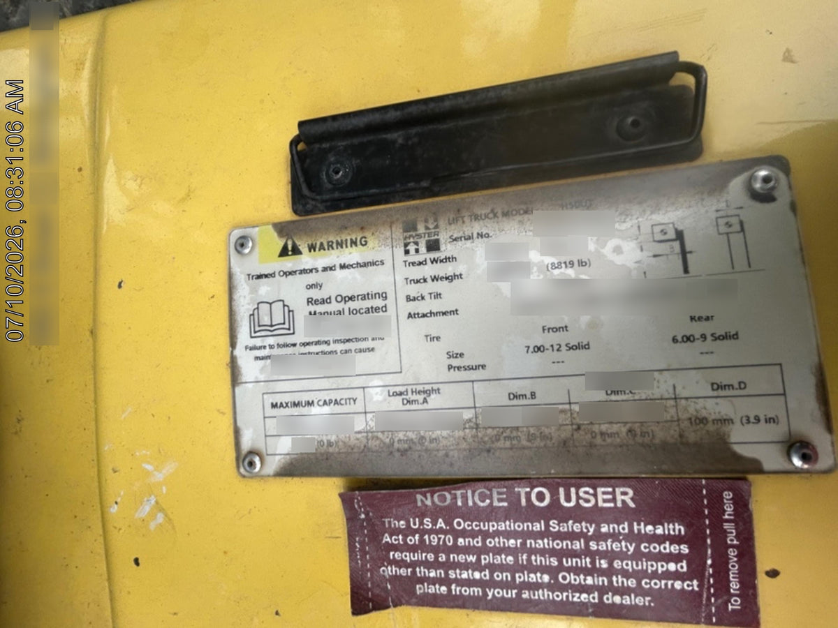 2022 HYSTER H50UT