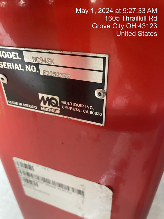 2022 MULTIQUIP MC94PK