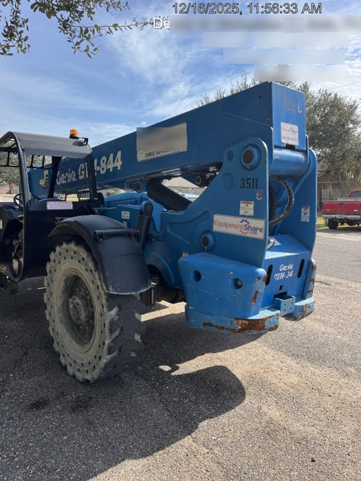 2017 Genie GTH-844 Diesel Engine, Solid Tires, 60" Carriage, Open ROPS