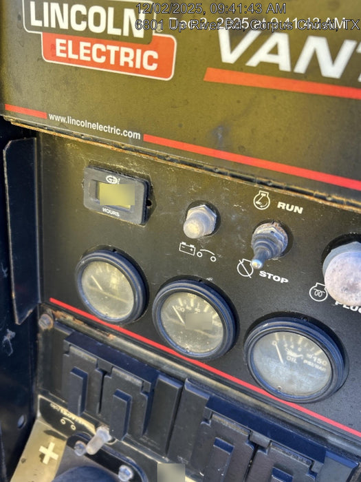 2019 Lincoln Electric Vantage 322 Welder Ready-Pak 3, Two wheel trailer, Fender and Light kit, Cable Rack