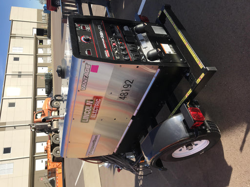 2019 Lincoln Electric Vantage 322 Ready-Pak 3, Two Wheel Trailer, Fender and Light Kit, Cable Rack